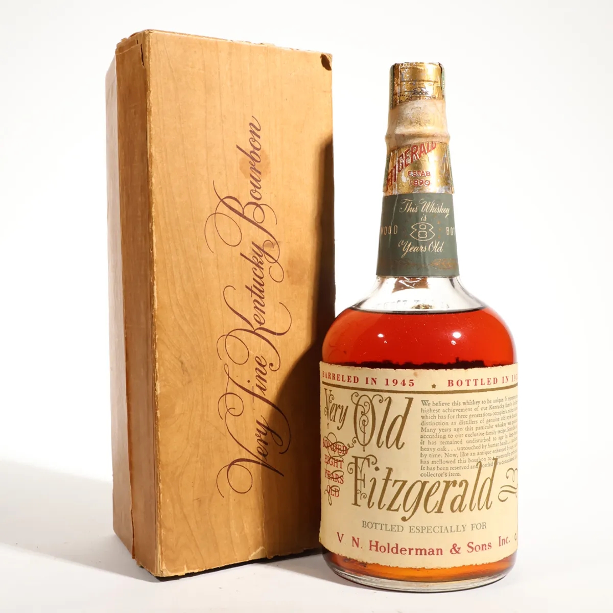 Very Old Fitzgerald 8 Year Bourbon (1953, 4/5 Quart) | Unicorn 