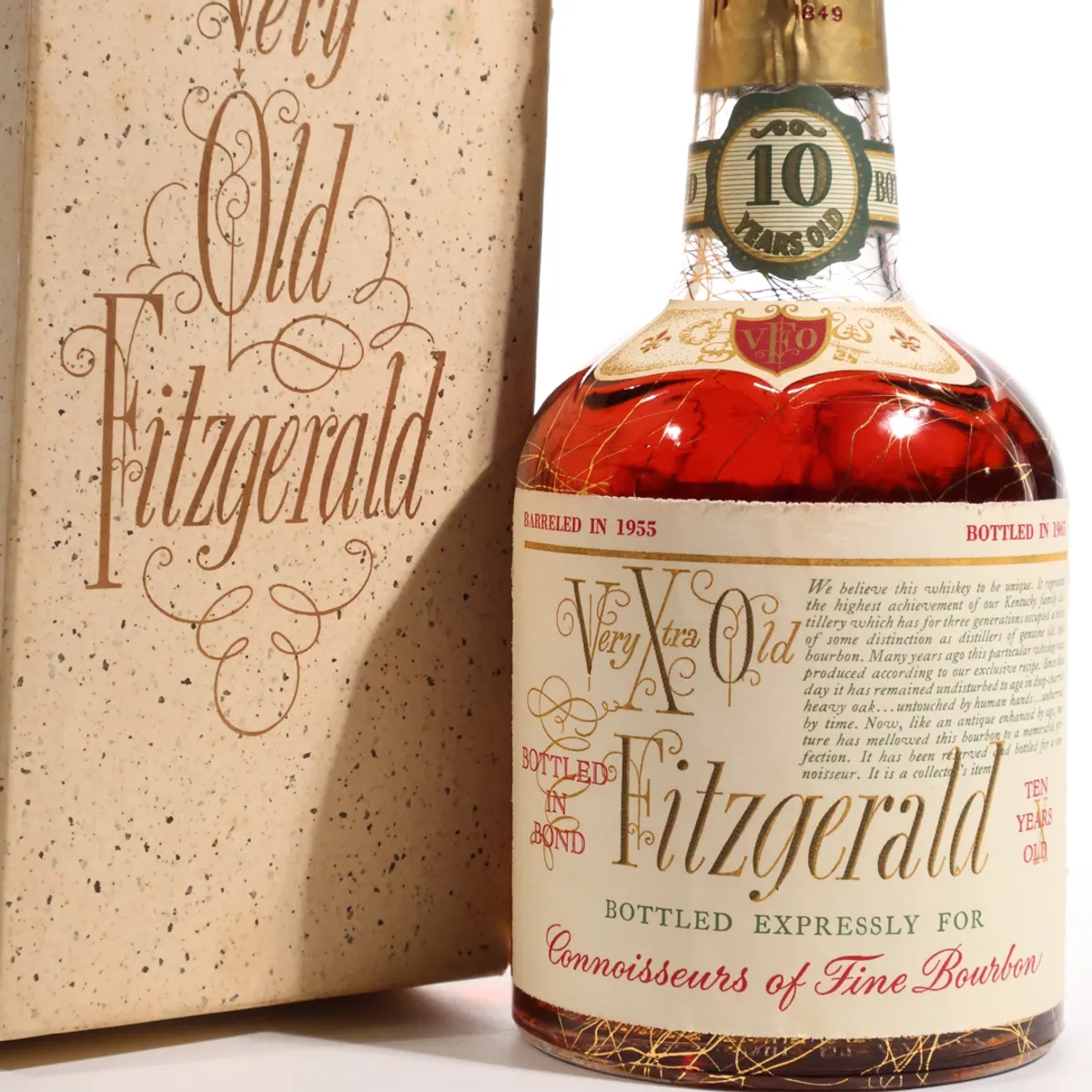 Very Xtra Old Fitzgerald 10 Year Bottled-in-Bond Bourbon (1965, 4 