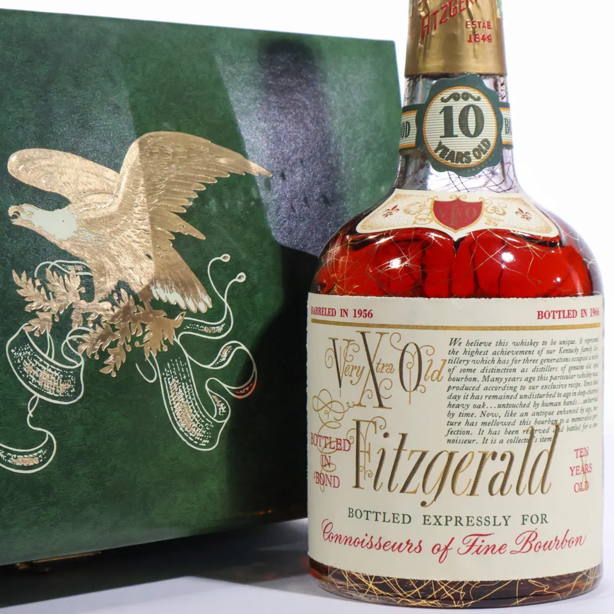 Very Xtra Old Fitzgerald 10 Year Bourbon (1966, 4/5 Quart 