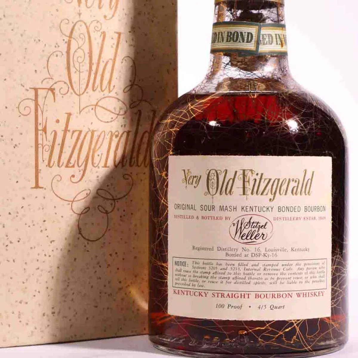 Very Xtra Old Fitzgerald 10 Year Bottled-In-Bond Bourbon (1967, 4 