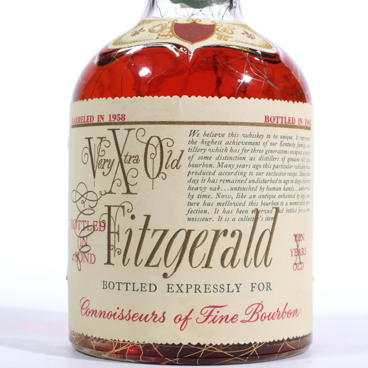 Very Xtra Old Fitzgerald 10 Year Bottled-In-Bond Bourbon (1968, 4 