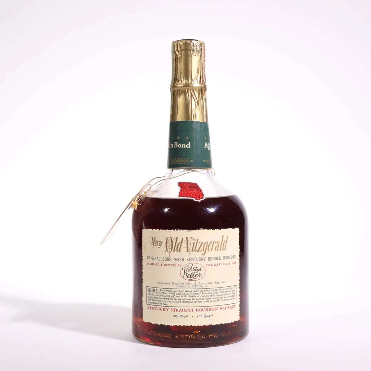 Very Old Fitzgerald 8 Year Bourbon (1960, 4/5 Quart) | Unicorn 