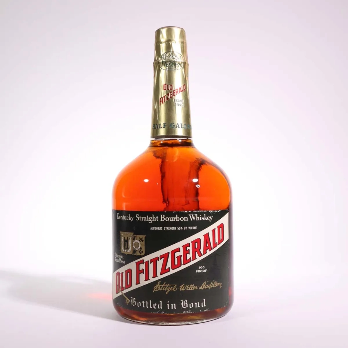 Old Fitzgerald 6 Year Bottled-in-Bond Bourbon (1972, 1/2 Gallon 