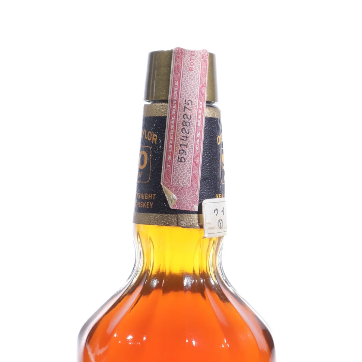 Old Taylor 6 Year Bourbon (1974, Black Label Japanese Export, 4/5 