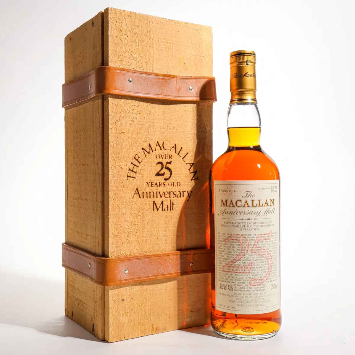 Macallan 25 Year 1966 Anniversary Malt Single Malt Scotch (1992 