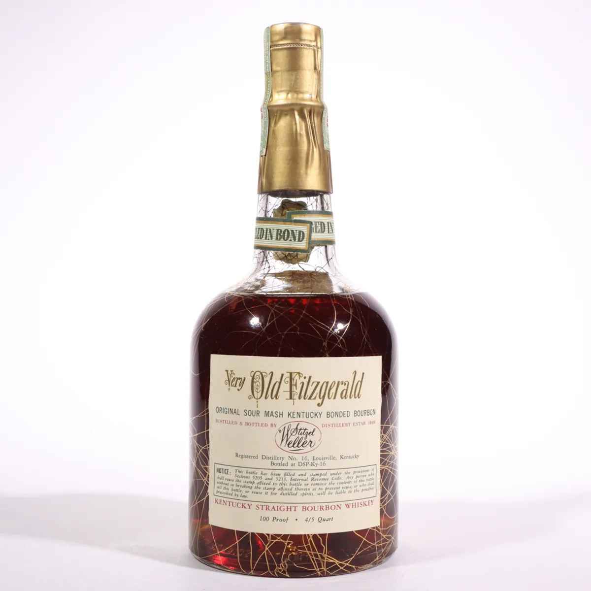 Very Xtra Old Fitzgerald 10 Year Bottled-In-Bond Bourbon (1968, 4 