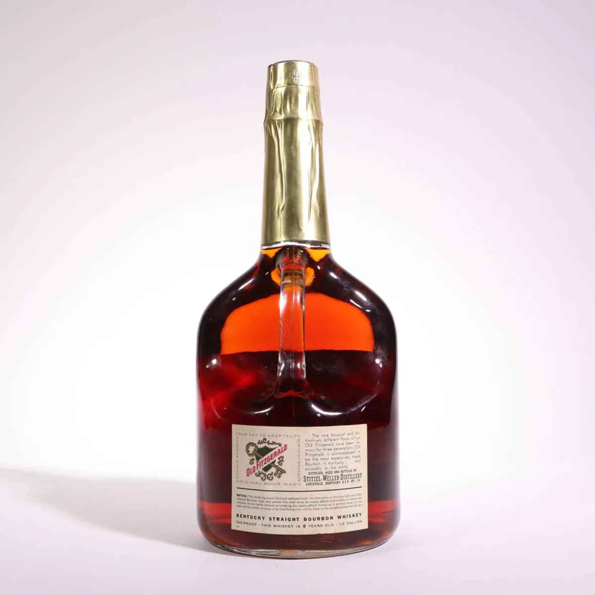 Old Fitzgerald 6 Year Bottled-in-Bond Bourbon (1972, 1/2 Gallon 